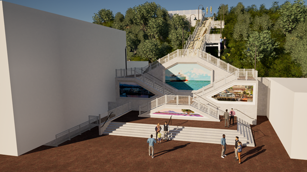 Laurel St Stairs Option 1